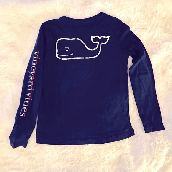 Vineyard Vines Other - Vineyard Vines Kids Navy Long Sleeve Shirt, S, 7-8